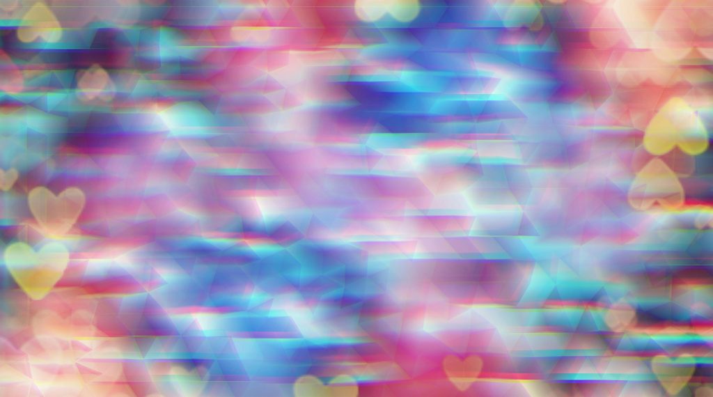 bunte Herzchen